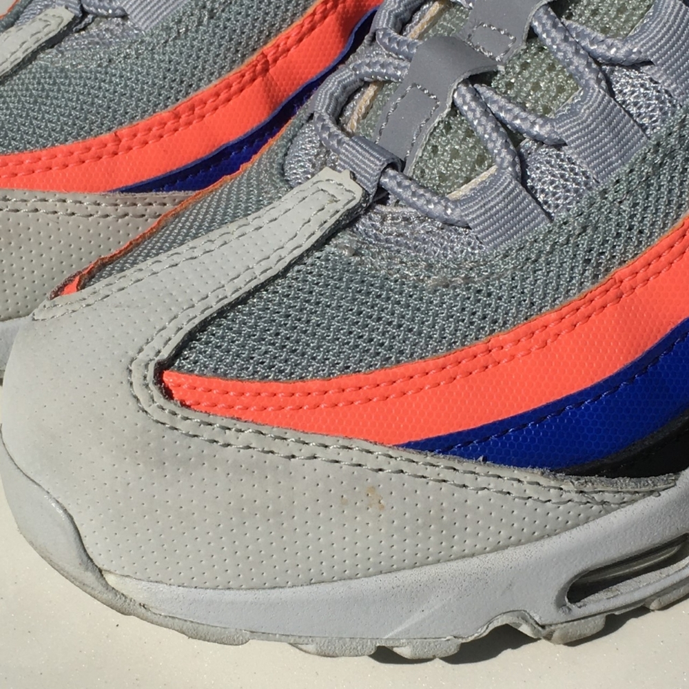 NIKE Air MAX 95 Platinum Royal Mango Size 7 Mens - Picture 6 of 16